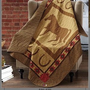 Duke Imports Quilted throw sz 50”x60”